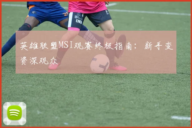 英雄联盟MSI观赛终极指南：新手变资深观众